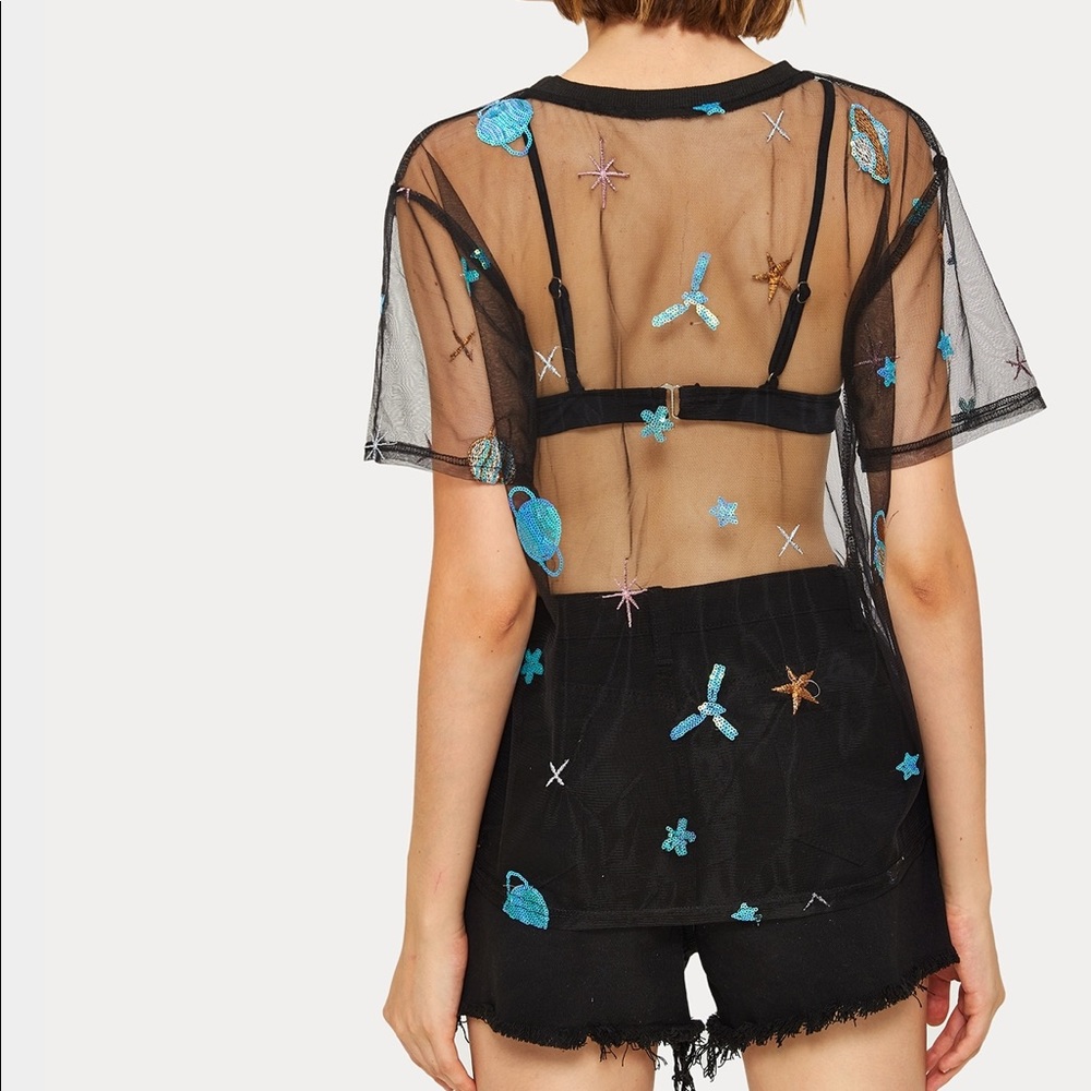 Planet mesh top 💫 - Picture 2 of 7